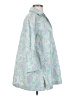 Max Mara Paisley Green 3/4 Sleeve Button-Down Shirt Size 4 - photo 4