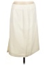 Unbranded 100% Polyester Solid Ivory Formal Skirt Size 8 - photo 1