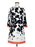 Eliza J Print Gray Casual Dress Size 6 - photo 1