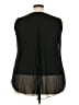 Adele & May 100% Polyester Black Sleeveless Blouse Size 3X - photo 2