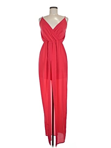 Lavender Brown Casual Dress (view 1)