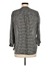 Liz Claiborne 100% Polyester Houndstooth Gray Long Sleeve Blouse Size M - photo 2