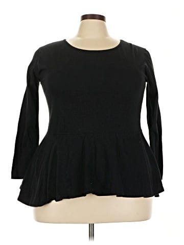 ASOS Curve 3/4 Sleeve T-Shirt (view 1)