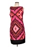 AB Studio Graphic Pink Cocktail Dress Size 12 - photo 1