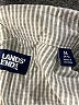 Lands' End Chevron-herringbone Tan Short Sleeve Button-Down Shirt Size M - photo 7