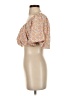 Zara Tan Short Sleeve Blouse Size S - photo 5
