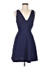 BCBGeneration 100% Polyester Solid Blue Cocktail Dress Size 6 - photo 1