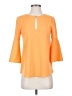 Ann Taylor Orange 3/4 Sleeve Top Size XS - photo 1
