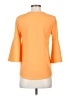 Ann Taylor Orange 3/4 Sleeve Top Size XS - photo 2