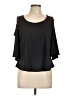 ECI Black Short Sleeve Top Size L - photo 1