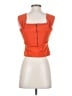 Deletta Orange Sleeveless Top Size XS - photo 2