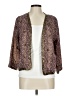 XXI 100% Polyester Purple Brown Cardigan Size L - photo 1