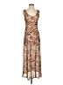Louna Animal Print Brown Cocktail Dress Size S - photo 1