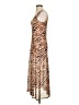 Louna Animal Print Brown Cocktail Dress Size S - photo 5