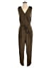 Leifsdottir Chevron-herringbone Brown Green Jumpsuit Size 4 - photo 1