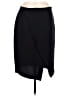 DKNY 100% Polyester Solid Black Formal Skirt Size 6 - photo 1
