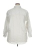 Gloria Vanderbilt 100% Cotton Silver Long Sleeve Button-Down Shirt Size XL - photo 2
