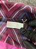 Q2 Chevron-herringbone Purple Burgundy Blazer Size S - photo 6