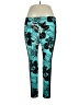 Rise by Lularoe Print Teal Active Pants Size XL - photo 1