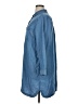 Old Navy 100% Lyocell Blue 3/4 Sleeve Button-Down Shirt Size XL - photo 5