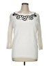 Lands' End 100% Baumwolle Ivory Pullover Sweater Size XL - photo 1