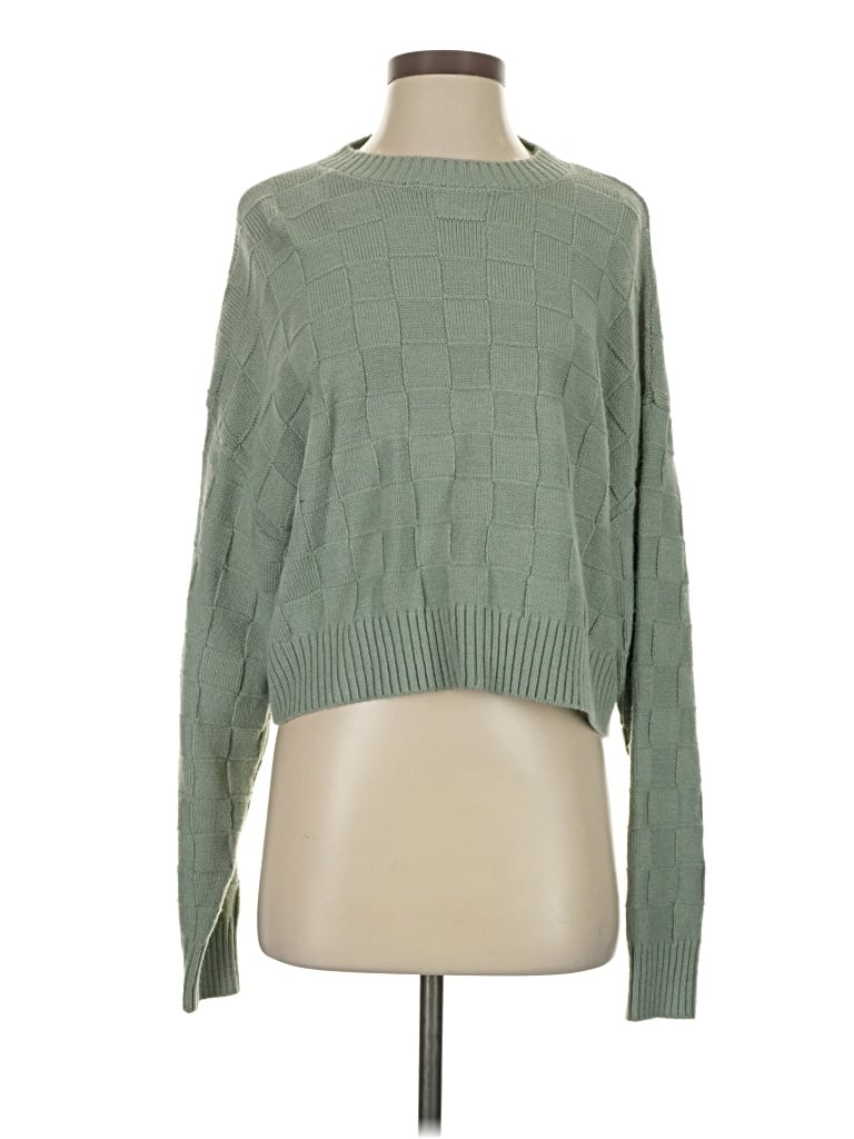 Pre-owned Double Zero Pullover Sweater In Green