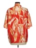 Shein 100% Polyester Tropical Orange Kimono Size 8 - 10 - photo 2