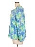 Cappagallo Blue Long Sleeve Blouse Size L - photo 5