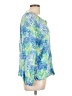 Cappagallo Blue Long Sleeve Blouse Size L - photo 4