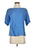 Eileen Fisher Blue Short Sleeve Blouse Size XS - photo 1