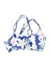 Unbranded Floral Blue Swimsuit Top Size L - photo 1