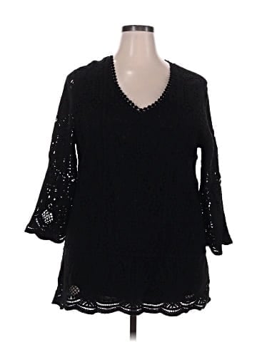 Adiva 3/4 Sleeve Blouse (view 1)