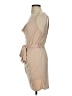 Mable Solid Tan Cocktail Dress Size S - photo 5