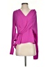 Atlein Collective 100% Polyester Pink Long Sleeve Blouse Size 4 - photo 1