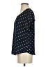 Banana Republic 100% Polyester Polka Dots Black Short Sleeve Blouse Size S - photo 5