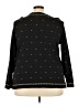 Bechamel 100% Cotton Polka Dots Black Pullover Sweater Size 2X - photo 2