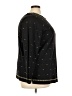 Bechamel 100% Cotton Polka Dots Black Pullover Sweater Size 2X - photo 4