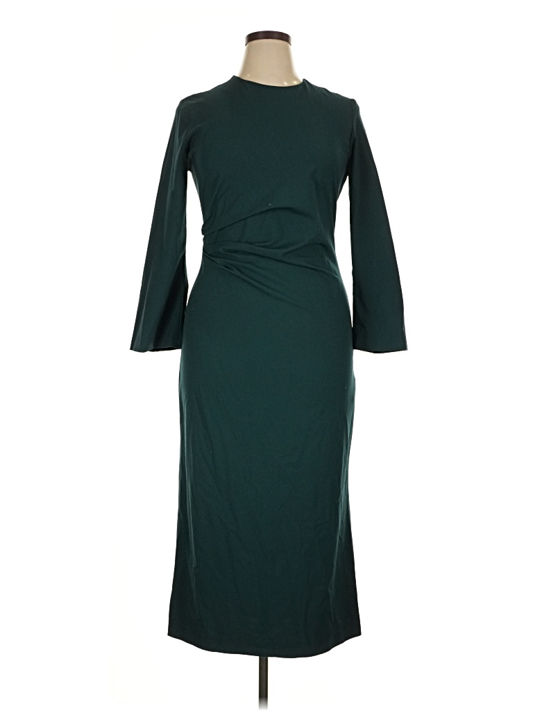 Pre-owned Zara Cocktail Dress In Green