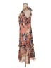 Vone Floral Orange Cocktail Dress Size 4 - photo 5