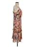 Vone Floral Orange Cocktail Dress Size 4 - photo 4