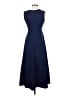 Unbranded 100% Polyester Solid Blue Casual Dress Size XS - photo 2