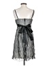 Ruby Rox Metallic Silver Cocktail Dress Size 5 - photo 2