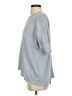 Wilt 100% Cotton Gray 3/4 Sleeve Top Size XS - photo 5