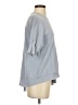 Wilt 100% Cotton Gray 3/4 Sleeve Top Size XS - photo 4