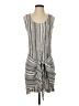 Drew Stripes Gray Casual Dress Size XS - photo 1