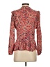 Democracy 100% Rayon Red Long Sleeve Blouse Size S - photo 2