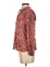Democracy 100% Rayon Red Long Sleeve Blouse Size S - photo 5