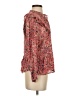 Democracy 100% Rayon Red Long Sleeve Blouse Size S - photo 4