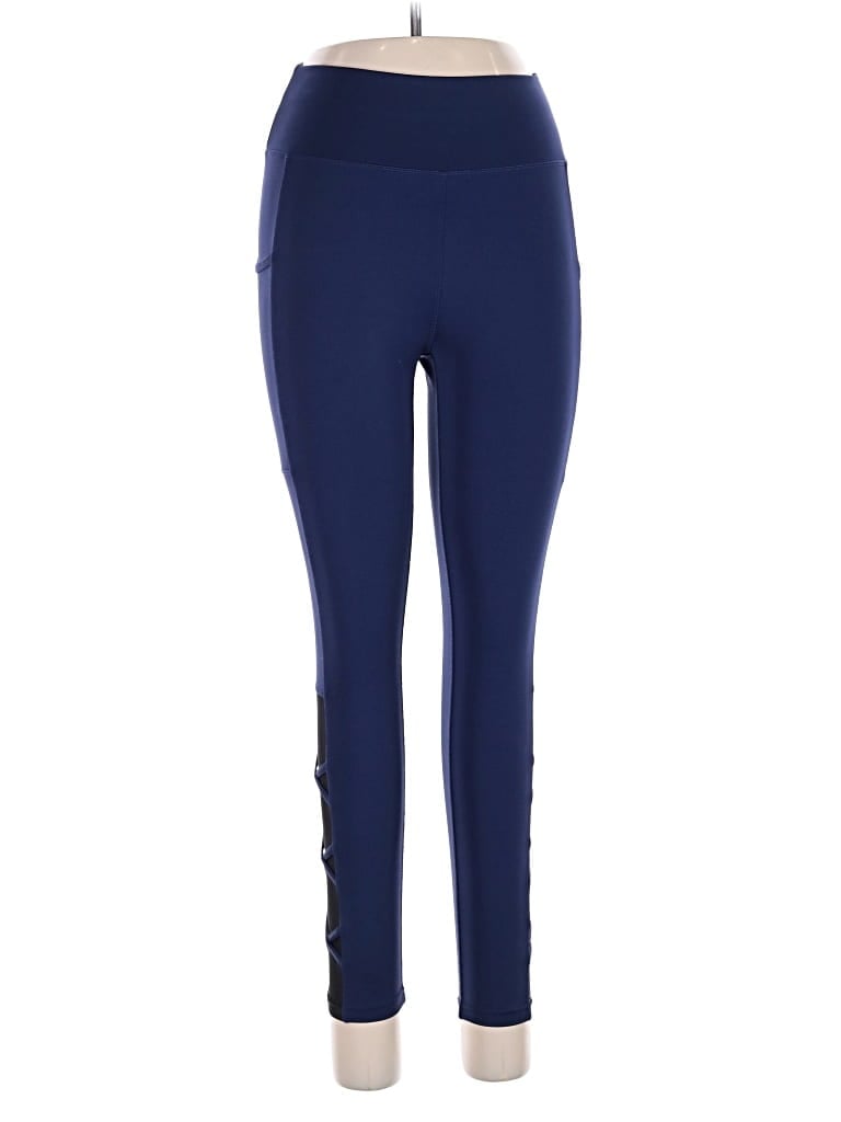 Pre-owned Pop Fit Active Pants In Blue