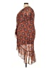 Rewind 100% Polyester Paisley Brown Cocktail Dress Size XXL - photo 5